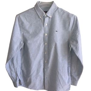 Vineyard Vines blue whale shirt boy's size XL